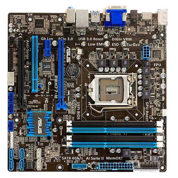 P8H77-M/CSM-A1 ASUS P8H77-M/CSM Socket LGA 1151 Intel H77 Chipset 3rd/2nd Generation Core i7 / i5 / i3 Processors Support DDR3 4x DIMM 4x SATA 3.0Gb/s uATX Motherboard (Refurbished)