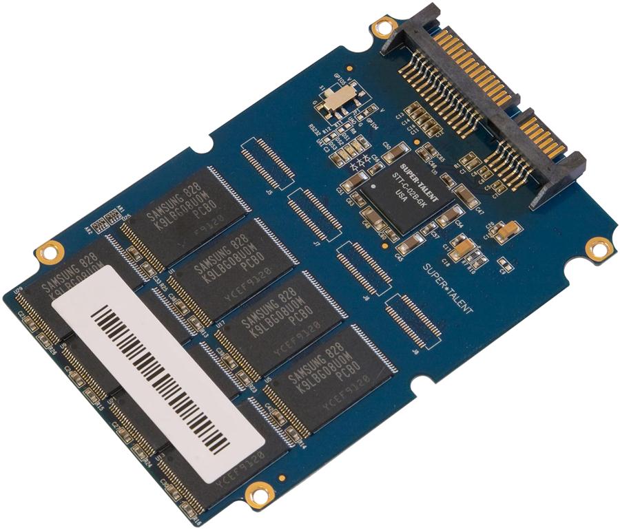 SM32B6R7R Super Talent STT Series 32GB MLC SATA Right Side FDM Internal Solid State Drive (SSD)