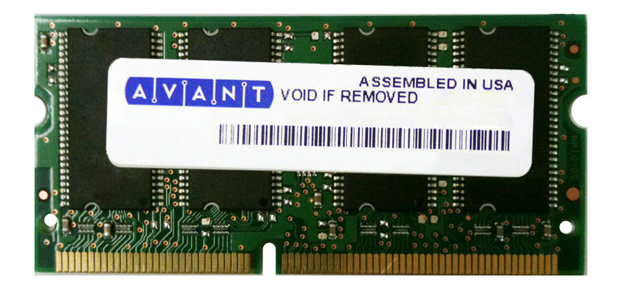 AVD7232U39A3133E1 Avant 256MB PC133 133MHz ECC Unbuffered CL3 144-Pin SoDimm Memory Module