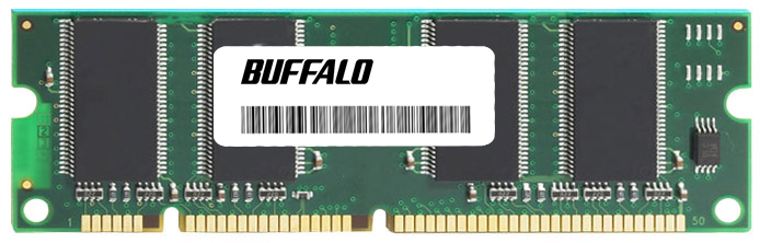 PM100-256 Buffalo 256MB PC100 100MHz non-ECC Unbuffered CL2 100-Pin 3.3V DIMM Certified Printer Memory Module