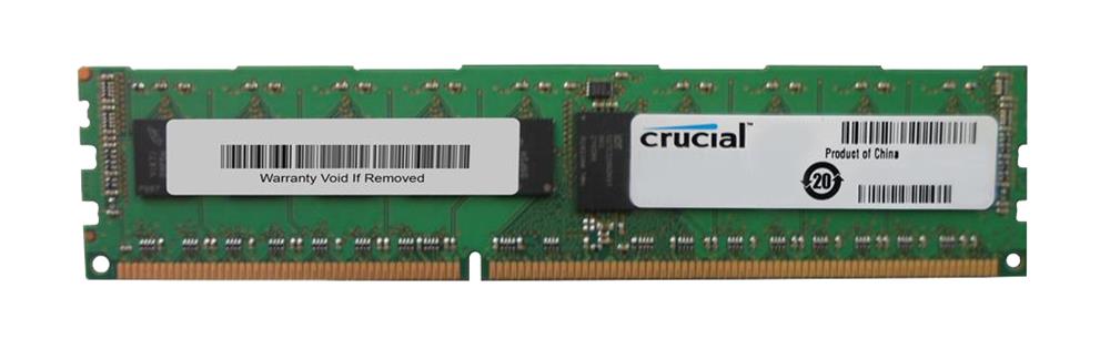 CT51272BB160BS Crucial 4GB PC3-12800 DDR3-1600MHz Registered ECC CL11 240-Pin DIMM Dual Rank Memory Module