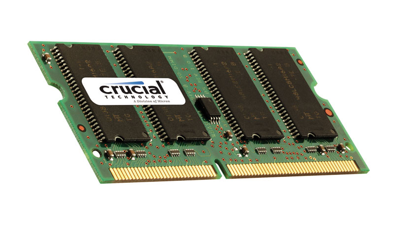 CT32M64S4W8E.8T Crucial 256MB PC100 100MHz non-ECC Unbuffered CL2 144-Pin SoDimm Memory Module