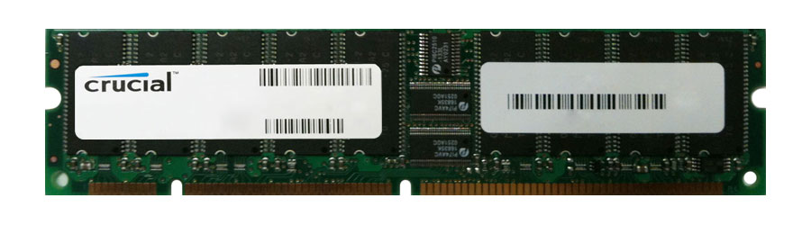 CT128M72S4R75.M36FD Crucial 1GB PC133 133MHz ECC Registered CL2 168-Pin DIMM Memory Module