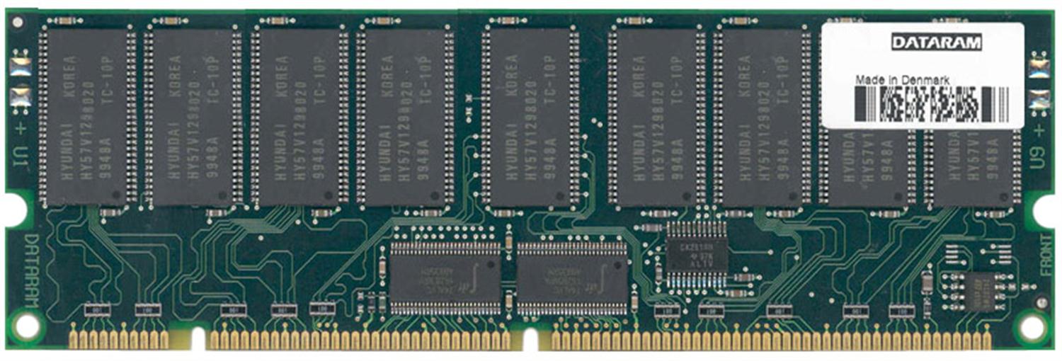 DRQ133PRL/512 Dataram 512MB PC133 133MHz ECC Unbuffered CL3 168-Pin DIMM Memory Module