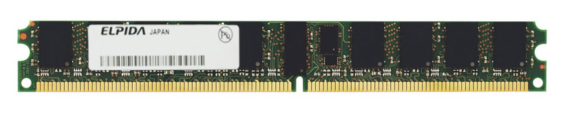 EBE41AF4A1QA-8G-E Elpida 4GB PC2-6400 DDR2-800MHz ECC Registered CL6 240-Pin Very Low Profile (VLP) DIMM Dual Rank Memory Module