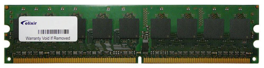 M2Y1G64TU8HB0B-3C Elixir 1GB PC2-5300 DDR2-667MHz non-ECC Unbuffered CL5 240-Pin DIMM Memory Module
