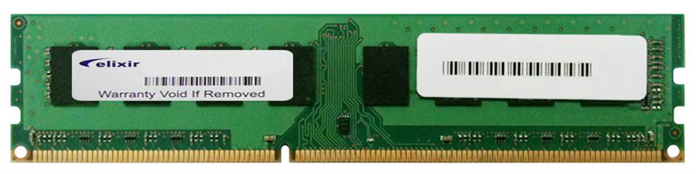 M2F1G64CBH4B5P-CG Elixir 1GB PC3-10600 DDR3-1333MHz non-ECC Unbuffered CL9 1.5V 240-Pin DIMM Memory Module