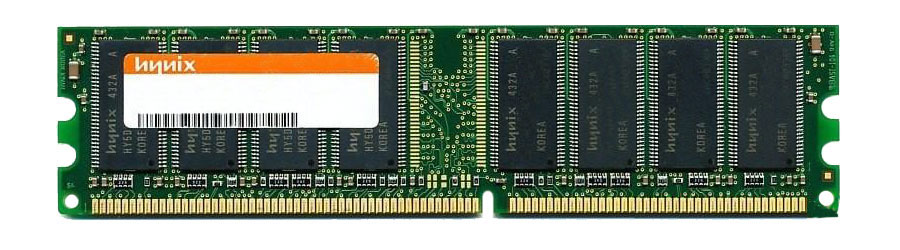 HYMD216646A6J-D4 Hynix 128MB PC3200 DDR-400MHz non-ECC Unbuffered CL3 184-Pin DIMM Memory Module