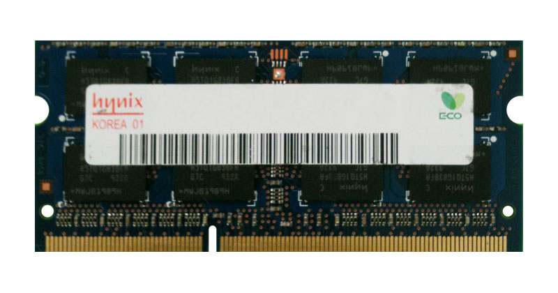 HMT41GS6MFR8A-PB Hynix 8GB PC3-12800 DDR3-1600MHz non-ECC Unbuffered CL11 204-Pin SoDimm 1.35V Low Voltage Dual Rank Memory Module