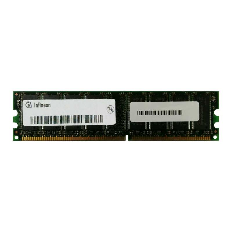 HYS64D64320GU-5-C Infineon 512MB PC3200 DDR-400MHz non-ECC Unbuffered CL3 184-Pin DIMM Memory Module
