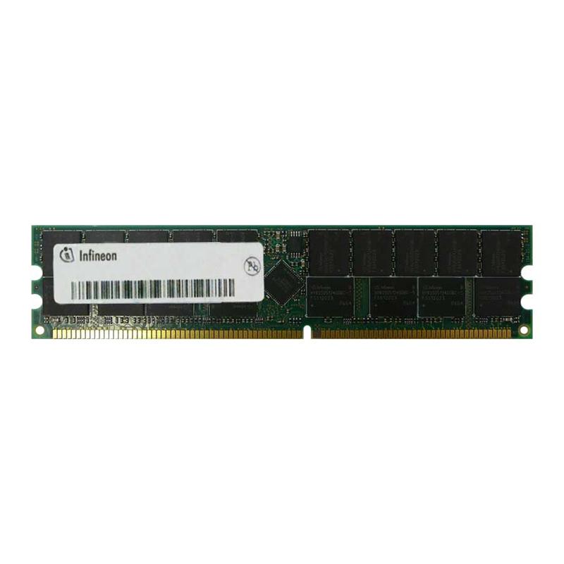 HYS72D256920HBR-6-C Infineon 2GB PC2700 DDR-333MHz Registered ECC CL2.5 184-Pin DIMM 2.5V Memory Module