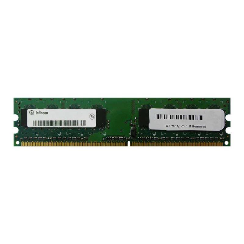KTF6761-INFA37 Infineon 512MB PC2-4200 DDR2-533MHz non-ECC Unbuffered CL4 240-Pin DIMM Memory Module