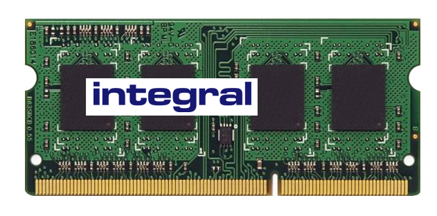IN3V8GNYJGX Integral 8GB PC3-8500 DDR3-1066MHz non-ECC Unbuffered CL7 204-Pin SoDimm Dual Rank Memory Module