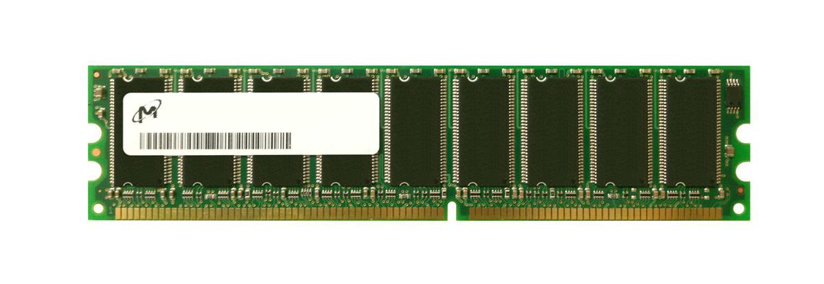 MT18VDDT3272AG-335D4 Micron 256MB PC2700 DDR-333MHz ECC Unbuffered CL2.5 184-Pin DIMM Memory Module