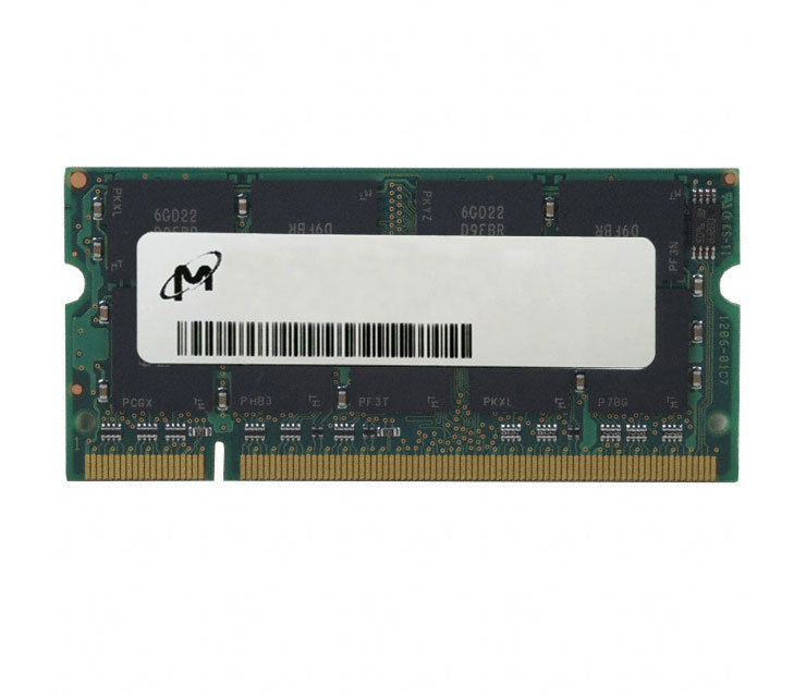MT9HTF6472RHZ-667 Micron 512MB PC2-5300 DDR2-667MHz ECC Registered CL5 200-Pin SoDimm Single Rank Memory Module