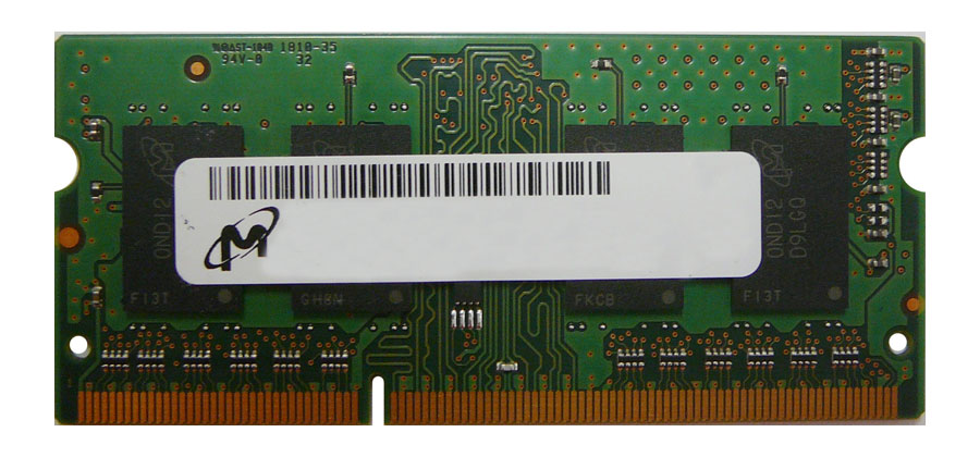 MT16JSF51264HZ-1G6D1 Micron 4GB PC3-12800 DDR3-1600MHz non-ECC Unbuffered CL11 204-Pin SoDimm Dual Rank Memory Module