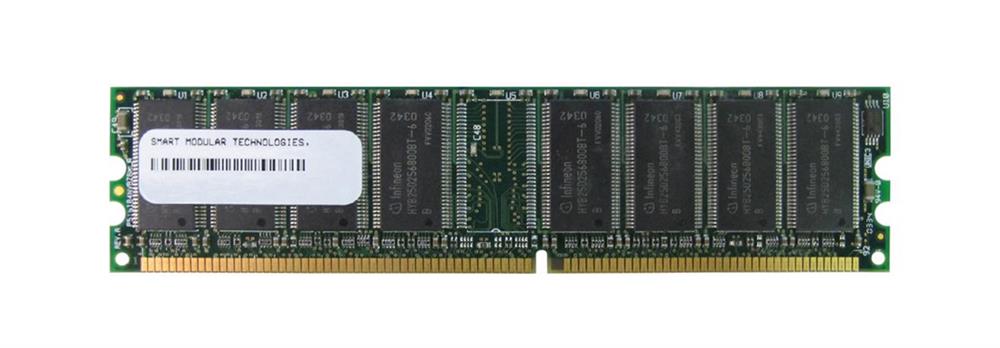 SM5646485D8N6CHIBH Smart Modular 512MB PC2100 DDR-266MHz non-ECC Unbuffered CL2.5 184-Pin DIMM 2.5V Memory Module