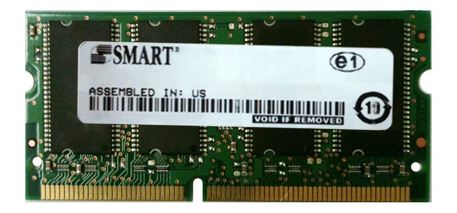 097S03186A Smart Modular 512MB PC133 133MHz non-ECC Unbuffered CL3 144-Pin SoDimm Memory Module