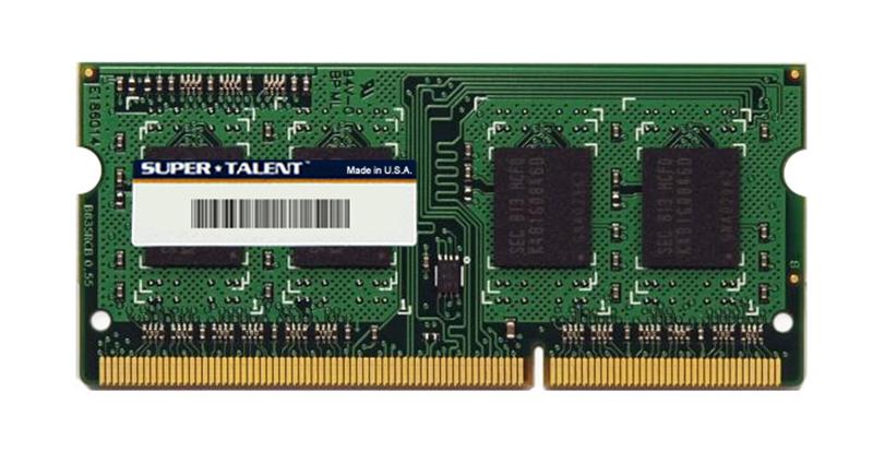 W1333SB2GE Super Talent 2GB PC3-10600 DDR3-1333MHz non-ECC Unbuffered CL9 204-Pin SoDimm Single Rank Memory Module