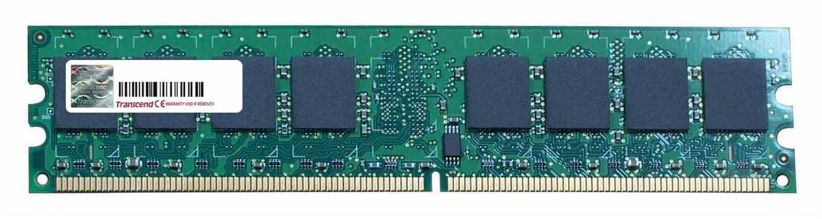 TS32MLD64V5F Transcend 256MB PC-4000 DDR-500MHz non-ECC Unbuffered CL3 184-Pin DIMM Memory Module 