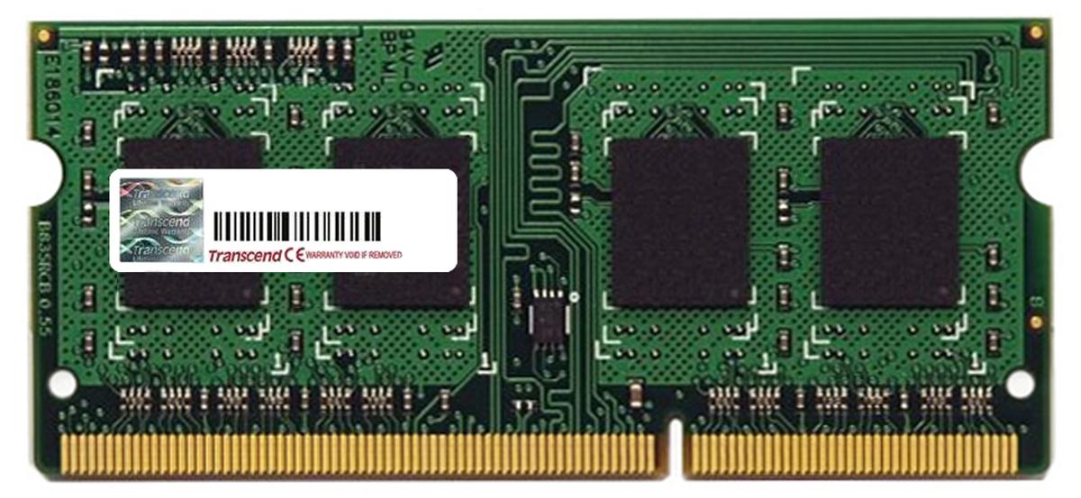 TS512MSK64W3N Transcend 4GB PC3-10600 DDR3-1333MHz non-ECC Unbuffered CL9 204-Pin SoDimm 1.35V Low Voltage Dual Rank Memory Module