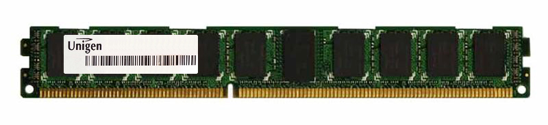 UG12U7200M8DG-BBK Unigen 1GB PC3-12800 DDR3-1600MHz ECC Registered CL11 240-Pin DIMM Very Low Profile (VLP) Single Rank Memory Module