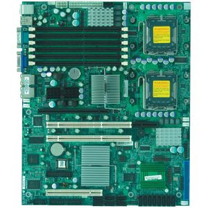 X7DVL-3-B SuperMicro X7DVL-3 Dual Socket LGA 771 Intel 5000V Chipset Quad & Dual Core 64-Bit Intel Xeon Processors Support DDR2 6x DIMM 6x SATA2 3.0Gb/s ATX Server Motherboard (Refurbished)
