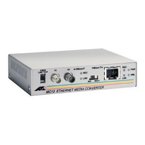 AT-MC13 Allied Telesis 10Base RJ45-S/T Fibre Media Converter