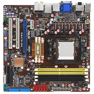 M3A78-EM GREEN ASUS Socket AM2+ AMD 780G + SB700 Chipset AMD FX/ AMD Phenom/ AMD Athlon/ AMD Sempron Processors Support DDR2 4x DIMM 5x SATA 3.0Gb/s Micro-ATX Motherboard (Refurbished)