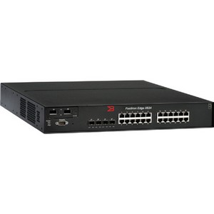 FESX424 Foundry Networks FastIron Edge X424 Base Layer3 Switch with 20-Ports Gigabit Ethernet 10/100/1000Mbps RJ-45 and Combo 4-Ports (Refurbished)
