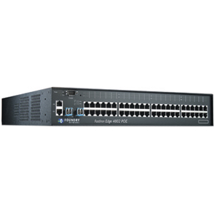 FES4802-POE Foundry Networks FastIron Edge Switch 4802 48-Ports SFP Fast Ethernet 10/100Base-T with 2 Combo GbE Ports (Refurbished)