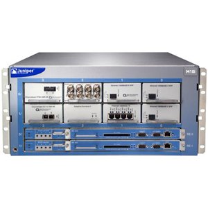 M10I-AC-4GE-P Juniper M10i Multiservice Edge Router 14 Slot 8 x PIC, 2 x Routing Engine, 2 x Forwarding Engine Board, 2 x Expansion Slot (Refurbished)