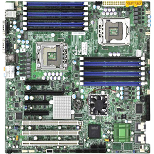 MBD-X8DA6-O SuperMicro X8DA6 Dual Socket LGA 1136 Intel 5520 Chipset Intel Xeon 5600/5500 Series Processors Support DDR3 12x DIMM 6x SATA2 3.0Gb/s Extended-ATX Server Motherboard (Refurbished)