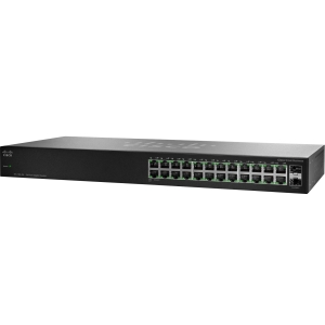 SR2024T-NA Cisco SG 100-24 24-Ports Gigabit Ethernet Switch 24 Ports 24x RJ-45 10/100/1000Base-T (Refurbished)