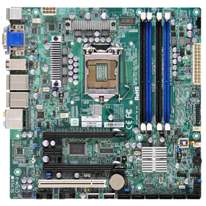MBD-C7SIM-Q-O SuperMicro C7SIM-Q Socket LGA 1156 Intel Q57 Express Chipset Core i7 / i5 / i3 / Pentium Processors Support DDR3 4x DIMM 6x SATA 3.0Gb/s Micro-ATX Motherboard (Refurbished)