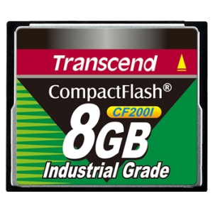 TS8GCF200I Transcend 8GB 200x Industrial CompactFlash (CF) Memory Card