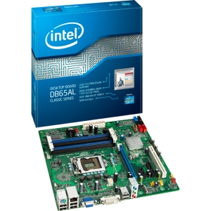 BOXDB65ALB3 Intel Desktop Motherboard DB65AL iB65 Chipset Socket LGA1155 DDR3 micro ATX (Refurbished)