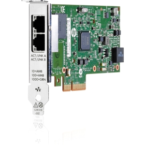 652497-B21 HP 361T Dual-Ports RJ-45 1Gbps 10Base-T/100Base-TX/1000Base-T Gigabit Ethernet PCI Express 2.0 x4 Network Adapter