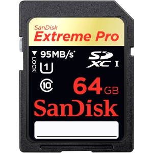 SDSDXPA-064G-X46 SanDisk Extreme Pro 64GB SDXC UHS Class 10 Flash Memory Card