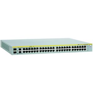 AT-8000S/48POE-10 Allied Telesis 48-Ports Managed PoE 10/100 Switch Plus 2 10/100/1000 or SFP (Refurbished)