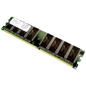 OCZ4001024PFDC-K OCZ 1GB Kit (2 X 512MB) PC3200 DDR-400MHz non-ECC Unbuffered CL3 184-Pin DIMM Dual Channel Memory