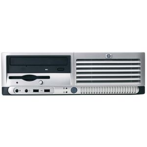 RQ020UC#ABA HP Business Desktop dc5100 Desktop Computer - Intel Pentium 4 531 3 GHz - Small Form Factor - Silver, Carbonite (Refurbished)