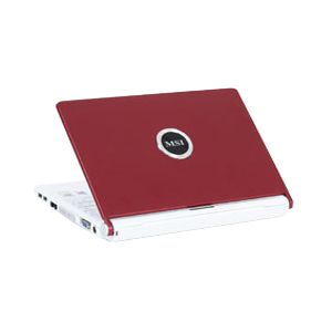 1057-020 MSI M 12.1" Notebook - Intel Core Duo T2300 1.66 GHz - Red (Refurbished)