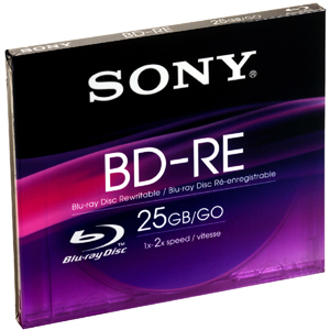 BNE25RH Sony 25GB BD-RE Single Layer Rewriteable Optical Media