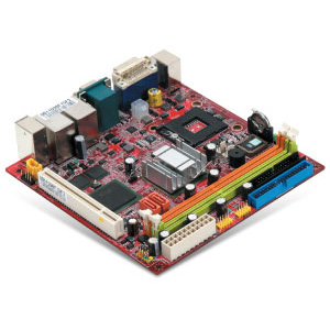 7265-060 MSI Socket M Intel 945GM + ICH7MDH Chipset Core 2 Duo/ Core Duo/ Celeron M Processors Support DDR2 2x DIMM Mini ITX Motherboard (Refurbished)