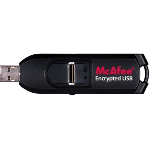 USB-BIOX-8GBMFI McAfee Zero-Footprint BIO 8GB USB 2.0 Flash Drive External