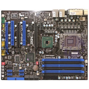 7522-020 MSI X58 Platinum SLI Socket LGA 1366 Intel X58 + ICH10R Chipset Core i7 Extreme Edition/ Core i7 Processors Support DDR3 6x DIMM 8x SATA2 3.0Gb/s ATX Motherboard (Refurbished)