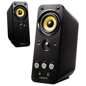 51MF1610AA002 Creative GigaWorks II Series T20 2.0 Speaker System 28 W RMS Glossy Black 50 Hz 20 kHz