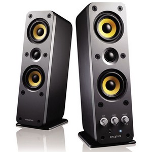 51MF1615AA002 Creative GigaWorks II Series T40 2.0 Speaker System 32 W RMS Glossy Black 50 Hz 20 kHz