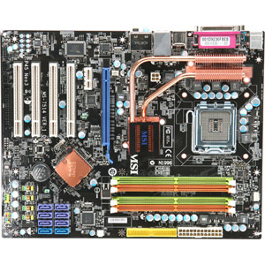 7514-040 MSI P43 Neo3-F Desktop Motherboard Intel Chipset Socket T LGA-775 ATX 1 x Processor Support 16GB DDR2 SDRAM Maximum RAM Floppy Controller, Serial ATA/300, Ultra ATA/133 (ATA-7) RAID Supported Controller 1 x PCIe x16 Slot (Refurbished)